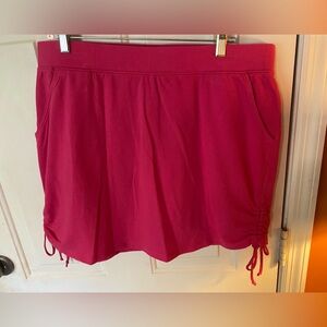 Women's Pink Cotton Skirt/Skort